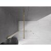 Mexen Velar, uşă glisantă în deschidere tip Walk-In 80 cm, sticlă transparentă de 8 mm, auriu strălucitor, 871-080-000-03-50