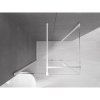 Mexen Velar, cabină de duș cu ușă glisantă 100(uşă) x 110(perete) cm, sticlă transparentă 8mm, alb, 871-100-110-01-20