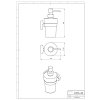 Novaservis - Dozator sapun Metalia 11 crom, 0155.0