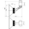 68706 1 novaservis drziak sprchy kovovy klbovy chrom d kov 0
