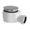 Polysan, sifon pentru cadă pentru deschidere 60 mm, gunoi 40 mm, crom, 1724C