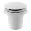 Polysan, deșeuri de baie 1"1/2, Click Clack, pentru căzi fără preaplin, alb mat, 71704W
