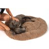 PuppyJoy Donut, perna rotunda pentru caini 100cm, marimea L, PJ-011, maro, HOM-50059