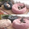 PuppyJoy Donut, perna rotunda pentru caini 100cm, marimea L, PJ-011, maro, HOM-50059
