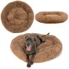 PuppyJoy Donut, perna rotunda pentru caini 100cm, marimea L, PJ-011, maro, HOM-50059