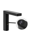 Rea Amar, robinet pentru lavoar LCD h-145, negru mat, REA-B2065