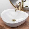 Rea Andrea, chiuveta blat 48 x 43 cm, alb, REA-U6333