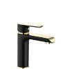 Rea Bloom - baterie chiuveta, negru-auriu, REA-B9933