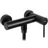 Rea Clif, baterie de duș cu set de duș manual, negru mat, REA-B4241