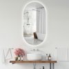 Rea Egg, oglindă LED ovală 50x90 cm P11429, HOM-05524