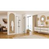 Rea Hugo, usa de dus cu 1 canat pentru deschidere 110x200,5 cm, sticla transparenta 6 mm, profil negru, KPL-45209