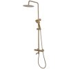 Rea Lungo, set de dus cu robinet termostatic, auriu mat, REA-P6604