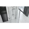 Rea Rapid Slide, cabină de duș cu 3 pereți 110 (uşă) x 100 (perete) x 100 (perete) x 195 cm, sticlă transparentă de 6 mm, profil cromat, KPL-09105