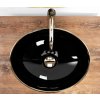 Rea Sofia, chiuveta blat 41x34 cm, negru-auriu, REA-U4527