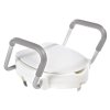 Ridder, scaun toaletă ridicat 10 cm, cu mânere, alb, A0072001