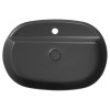 Sapho INFINITY OVAL, chiuveta ceramica blat 60x40cm, antracit, 10NF65060-2C