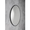 Sapho, oglindă rotundă AROWANA în cadru ø 90cm, negru mat, AWB090