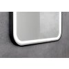 Sapho, oglinda CETIS cu iluminare LED 60x80cm, negru mat, CT080