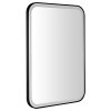 Sapho, oglinda CETIS cu iluminare LED 60x80cm, negru mat, CT080