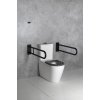 Sapho, vas combinat WC DARIO RIMLESS cu rezervor, deșeuri inferioare/spate, alb, MC102