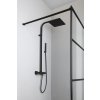 Sapho, coloana de dus DIMY cu robinet termostatic, negru mat, DM322BL