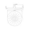 97797 sapho hlavova sprcha priemer 230mm chrom 1203 02