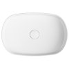 Sapho, chiuveta ceramica blat INFINITY OVAL, 55x36 cm, alb mat, 10NF65055-2L