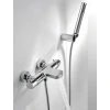 Sapho, baterie termostatica de dus KIMURA de perete, crom, KU211