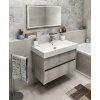Sapho, set de baie NIRONA 100, alb, KSET-063
