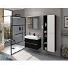Sapho, Set de baie ODETTA 70, alb, KSET-055