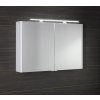 Sapho, galerie LUCIE cu iluminare LED, 65x70x17cm, alb, LU065-0030