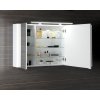 Sapho, galerie LUCIE cu iluminare LED, 65x70x17cm, alb, LU065-0030