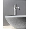 Sapho, robinet de lavoar vertical MINIMAL, înalt fără priză, oțel inoxidabil, MI202