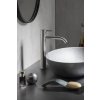 Sapho, robinet de lavoar vertical MINIMAL, înalt fără priză, oțel inoxidabil, MI202
