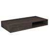 Sapho, dulap lavoar MORIAN 100x14x48cm, stejar negru, stanga, MR125