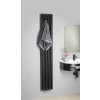 Sapho, element de incalzire PILON 270x1800mm, cu 4 carlige, negru mat, IZ122T