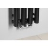 Sapho, element de incalzire PILON 270x1800mm, cu 4 carlige, negru mat, IZ122T