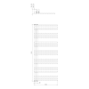 Sapho, element de încălzire POSEIDON 550x1340mm, negru mat, PS513B