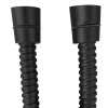 Sapho, furtun de dus POWERFLEX, 100cm, mat negru, FLEX100B