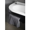 Sapho, consola PULSE cu suport pentru prosoape, dreapta, mat negru, BM658-CP