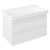 Sapho, dulap lavoar SITIA 75,6x50x43,4cm, 2x sertare, alb mat, SI080-3131