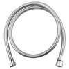 Sapho, furtun de duș din plastic neted SOFTFLEX, 100 cm, argintiu/crom, 1208-05