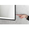 Sapho, oglindă SORT cu iluminare LED 60x80cm, senzor IR fără contact, 2700-6500K, mat negru, ST080S