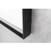 Sapho, oglindă SORT cu iluminare LED 60x80cm, senzor IR fără contact, 2700-6500K, mat negru, ST080S