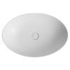 Sapho, chiuveta THIN blat 60x40 cm, mat alb, WN893