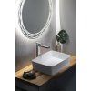 Sapho, chiuveta THIN blat 60x40 cm, mat alb, WN893