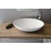 Sapho, chiuveta THIN blat 60x40 cm, mat alb, WN893