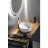 Sapho, chiuveta THIN blat 60x40 cm, mat alb, WN893