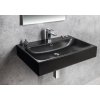 Sapho, chiuveta ceramica TORIDI 76x46.5cm, negru mat, TU0226B