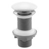 Sapho, scurgere chiuveta 5/4" click-clack, capac ceramic, grosime 20-70 mm, alb, 38TP0161I